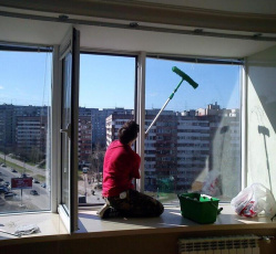 Мытье окон в однокомнатной квартире Кулебаки